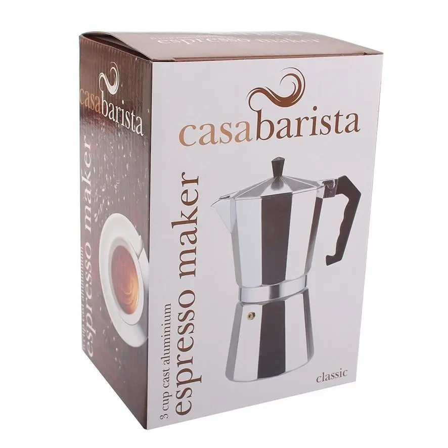 Casabarista Classic 3 Cup Aluminium Espresso Maker