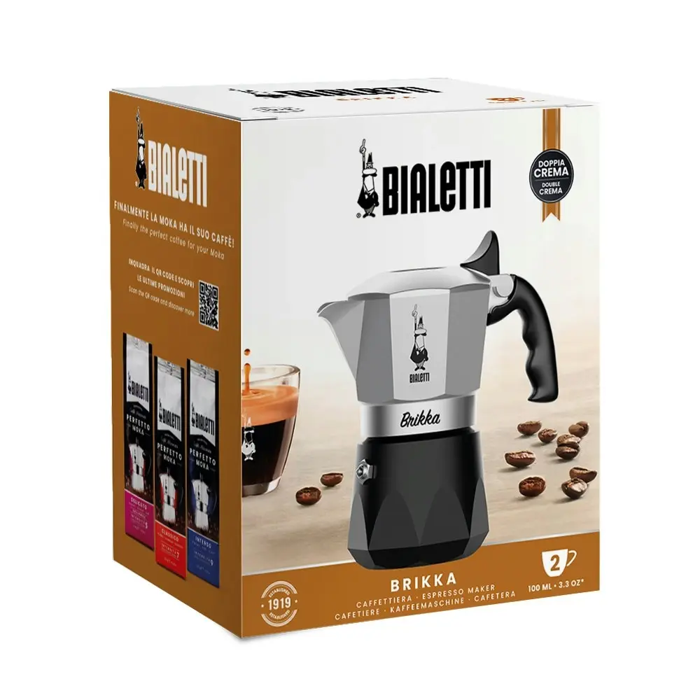 Bialetti Brikka 2 Cup Espresso Maker