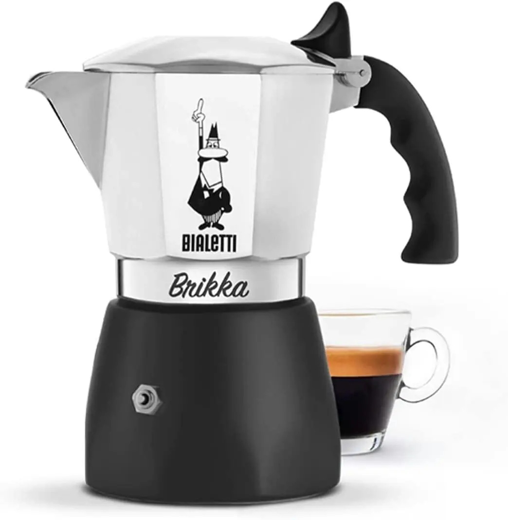 Bialetti Brikka 4 Cup Espresso Coffee Maker