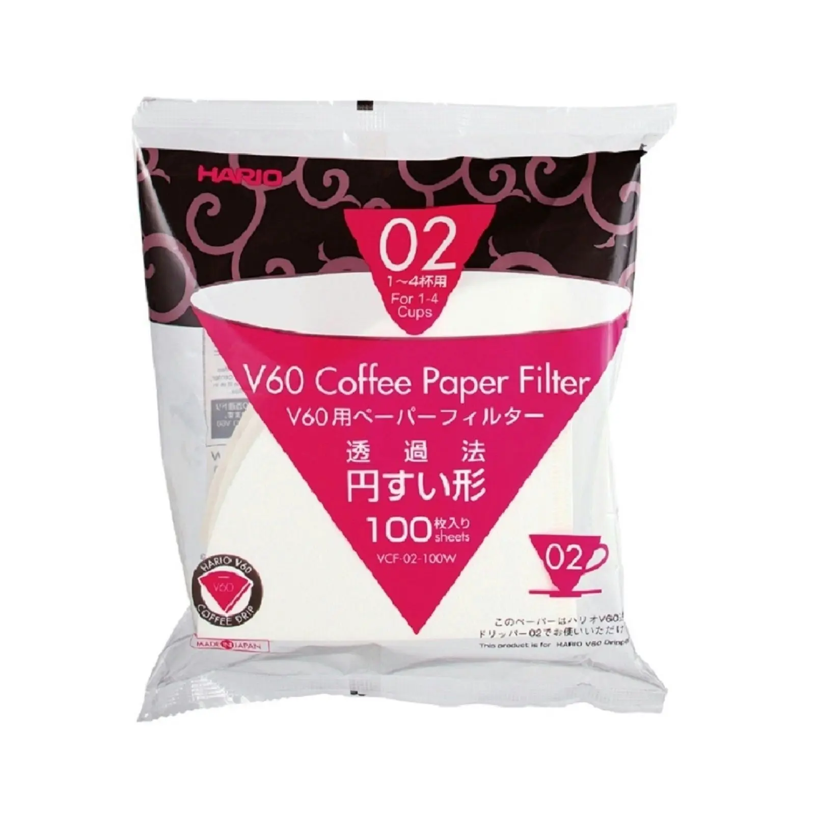 Hario V60 02   300 Filter Papers