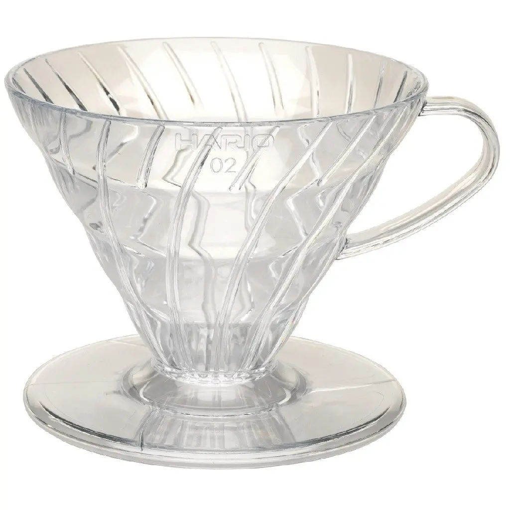 Hario V60   01 Plastic Coffee Dripper With 100 Filter Papers