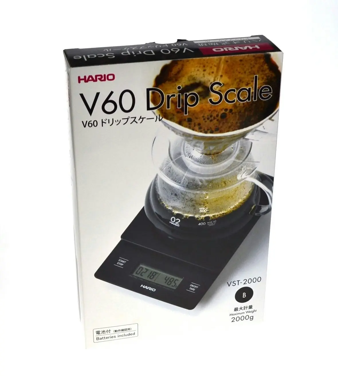 Hario V60 DRIP SCALE WITH TIMER 2kg