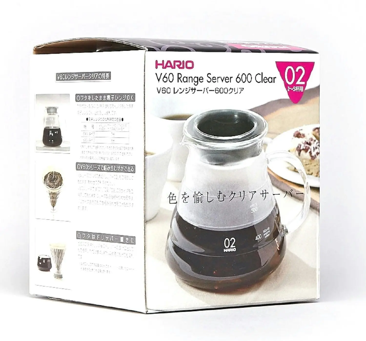 Hario V60 Range Server 600 Clear