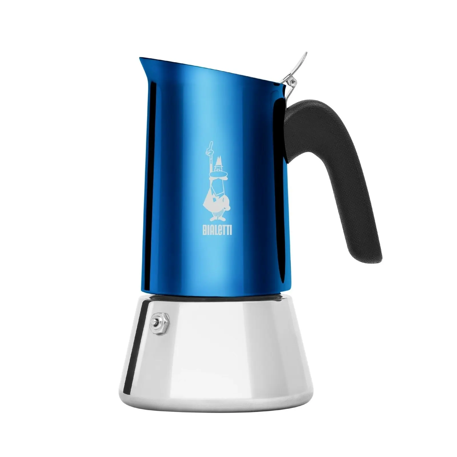 Bialetti Venus 4 Cup Stainless Steel Espresso Maker   Blue