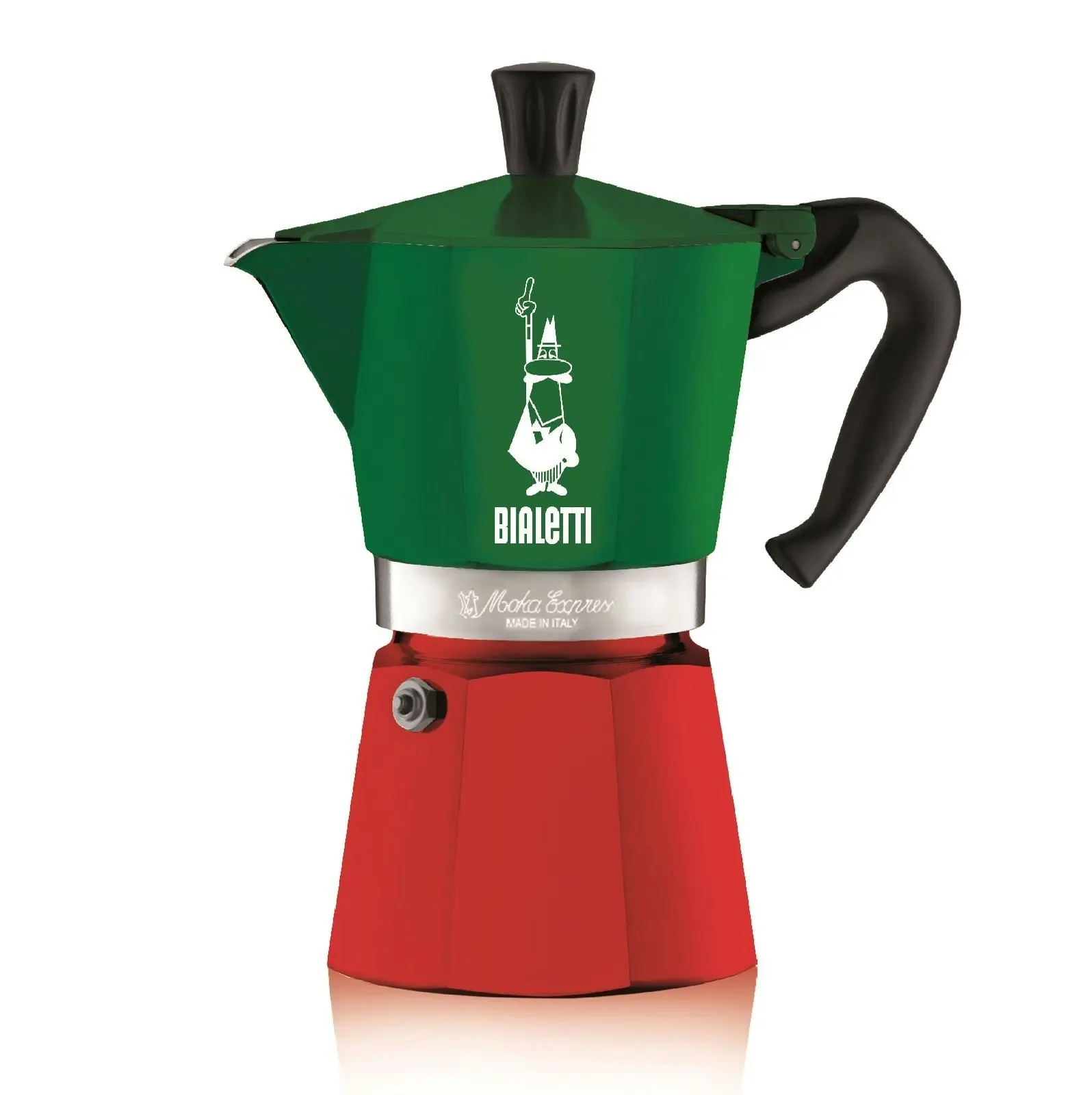 Bialetti Moka Italia 6 Cup Espresso Maker