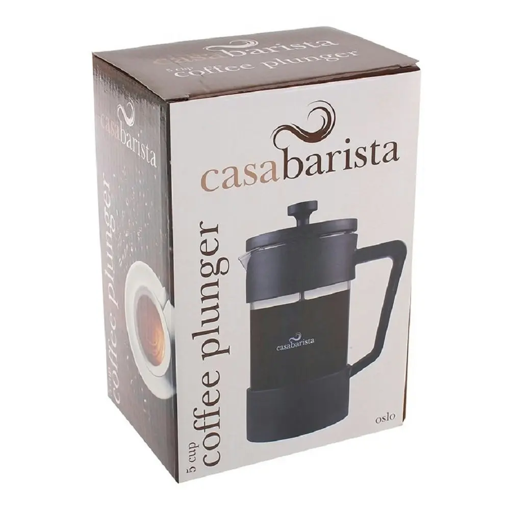 CASABARISTA OSLO COFFEE PLUNGER 5 CUP 600ml - BLACK