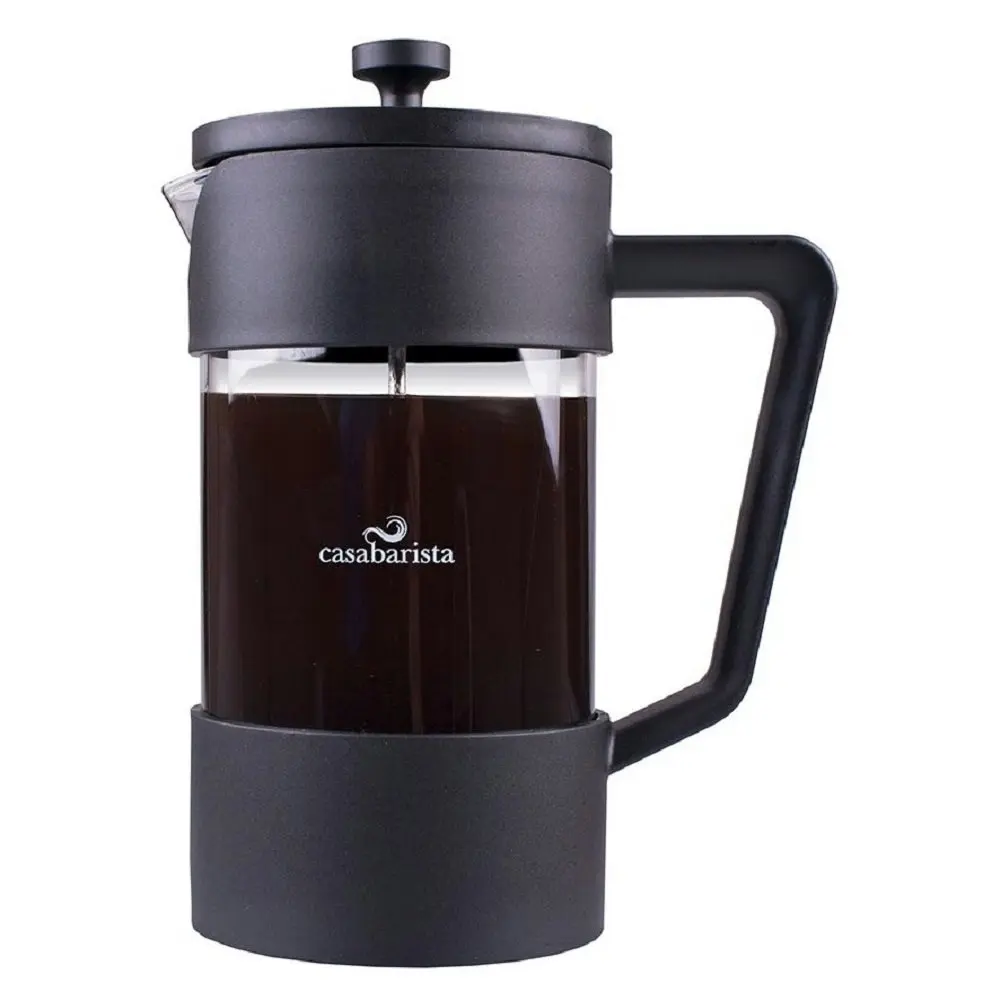 Casabarista Oslo Coffee Plunger 8 Cup 1 Litre   Black