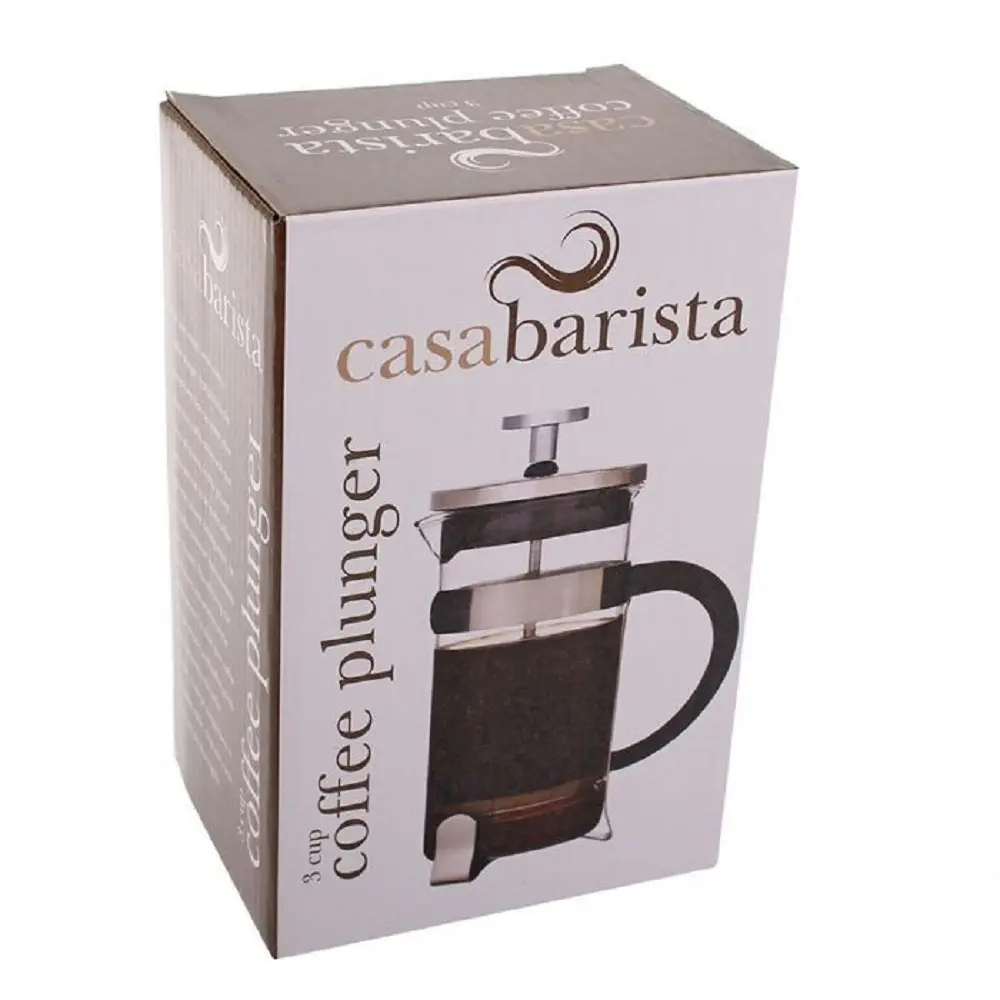 CASABARISTA COFFEE PLUNGER WITH SCOOP 3 CUP 350ml