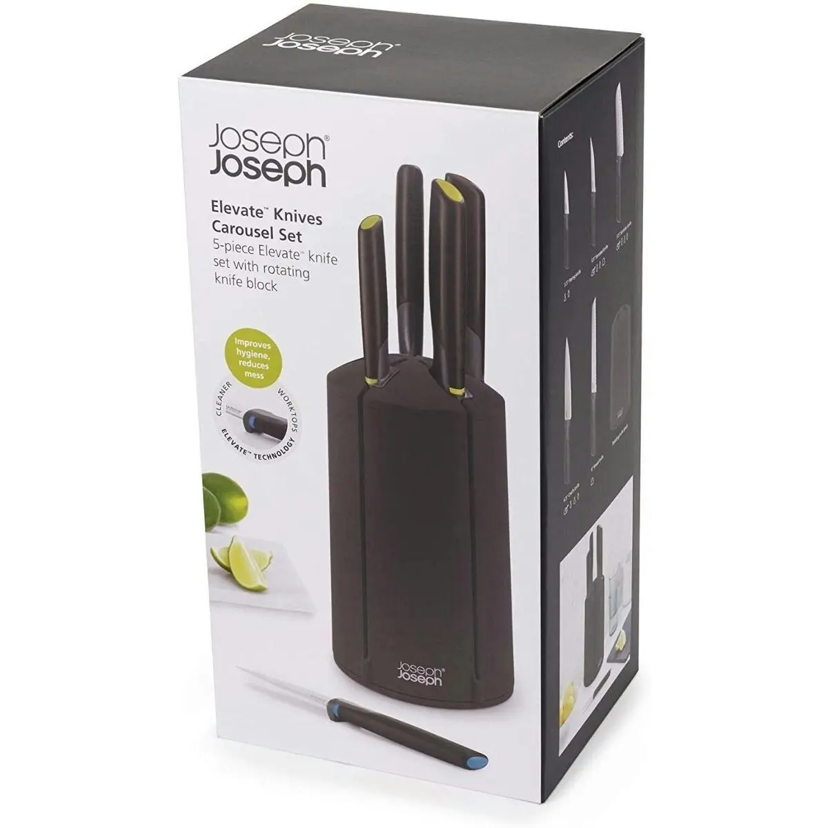 Joseph Joseph Elevate Knives Carousel 5 Piece Set