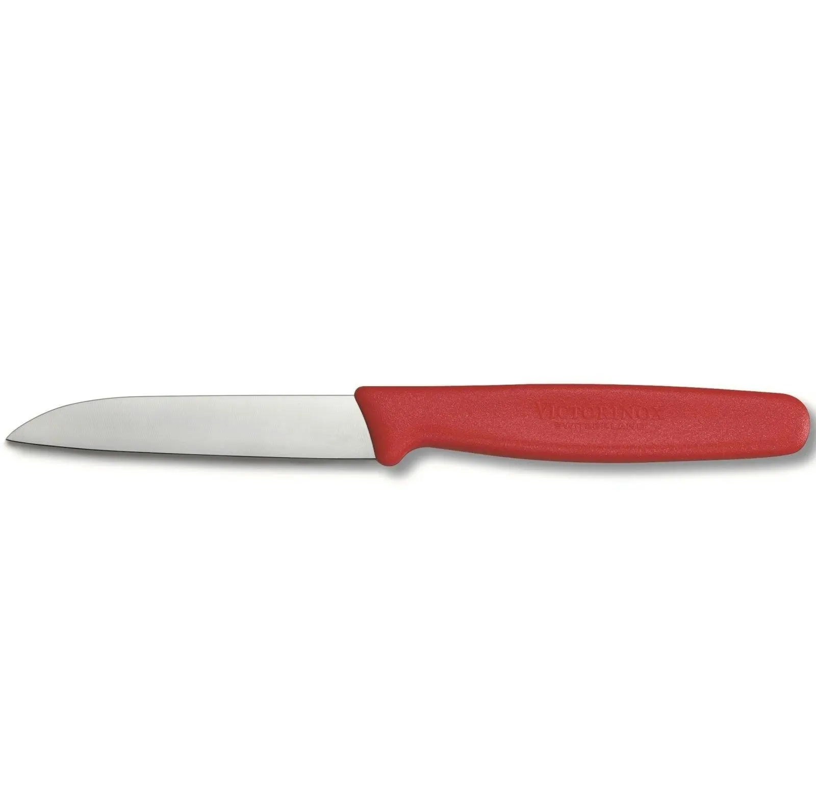 Victorinox PARING KNIFE POINTED TIP STRAIGHT BLADE 8cm RED OR BLACK