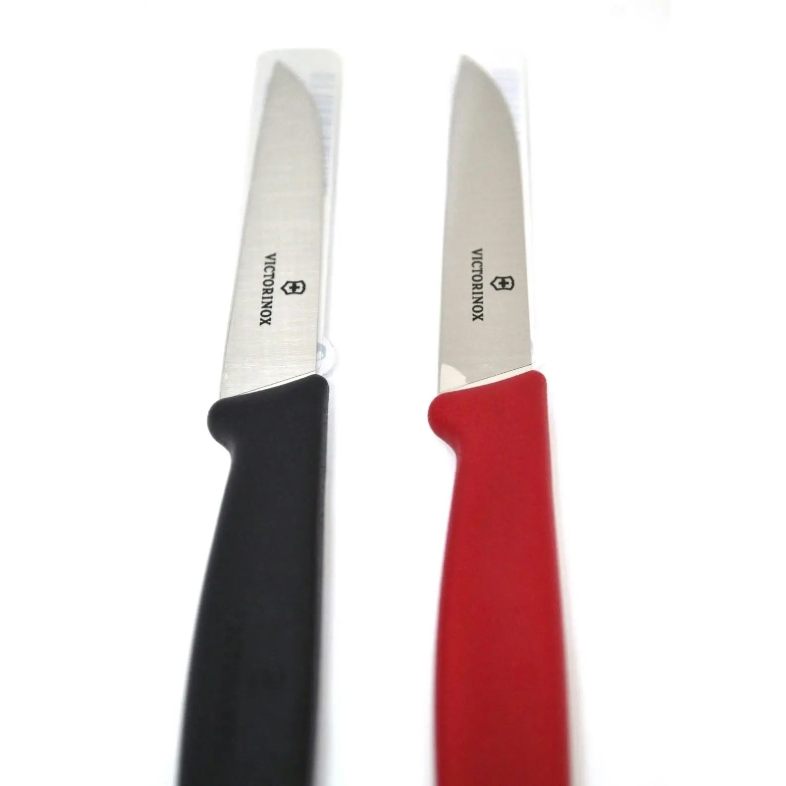 Victorinox PARING KNIFE POINTED TIP STRAIGHT BLADE 8cm RED OR BLACK