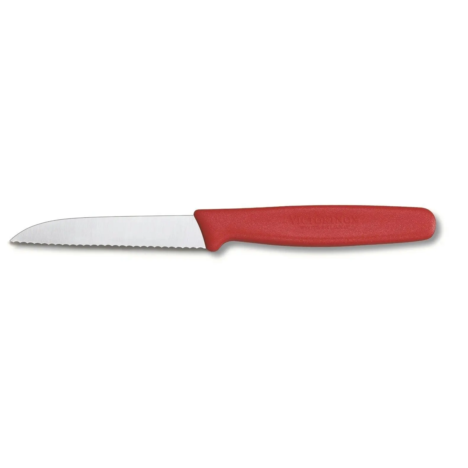 Victorinox PARING KNIFE POINTED TIP WAVY EDGE 8cm RED OR BLACK