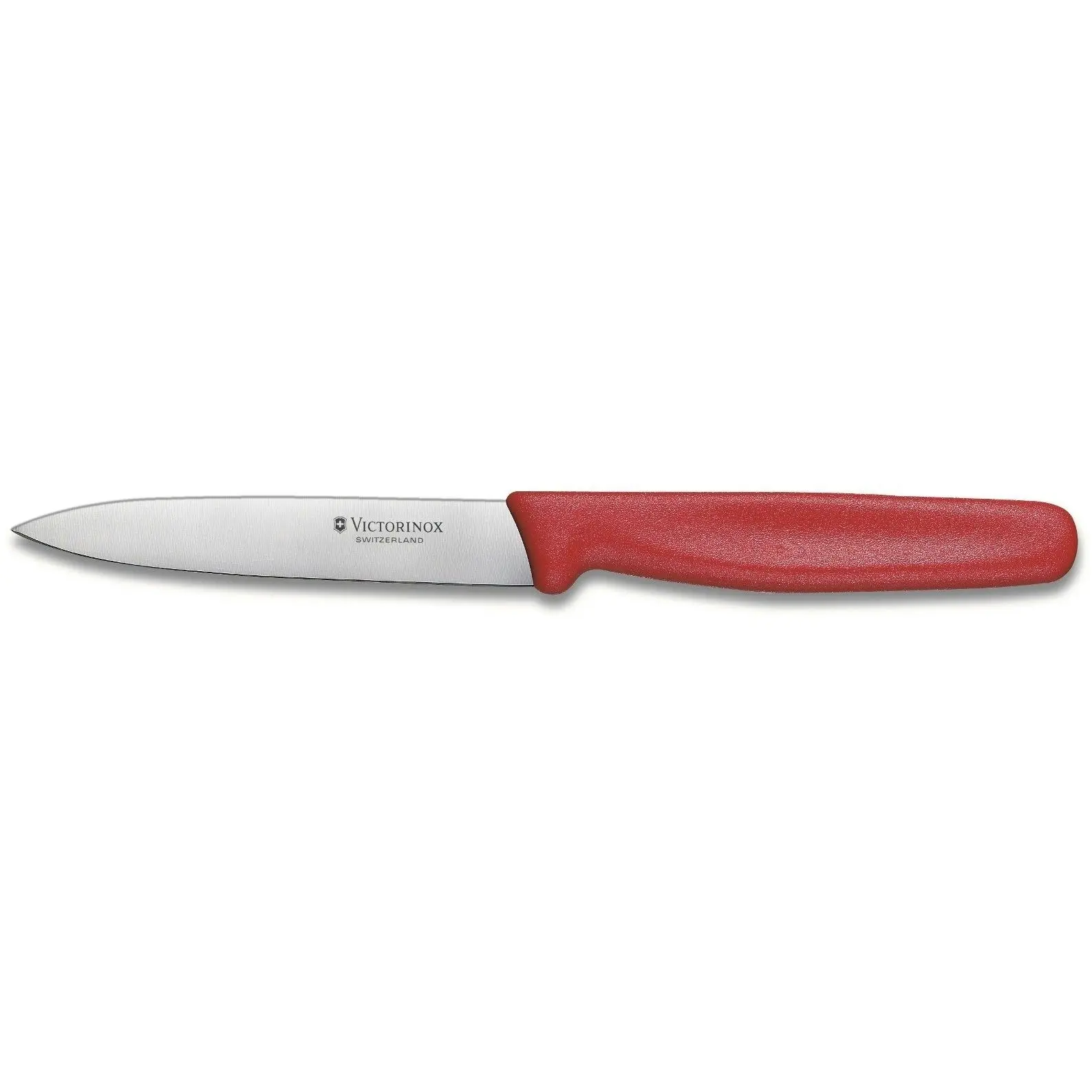 Victorinox PARING KNIFE POINTED TIP STRAIGHT BLADE 10cm RED OR BLACK