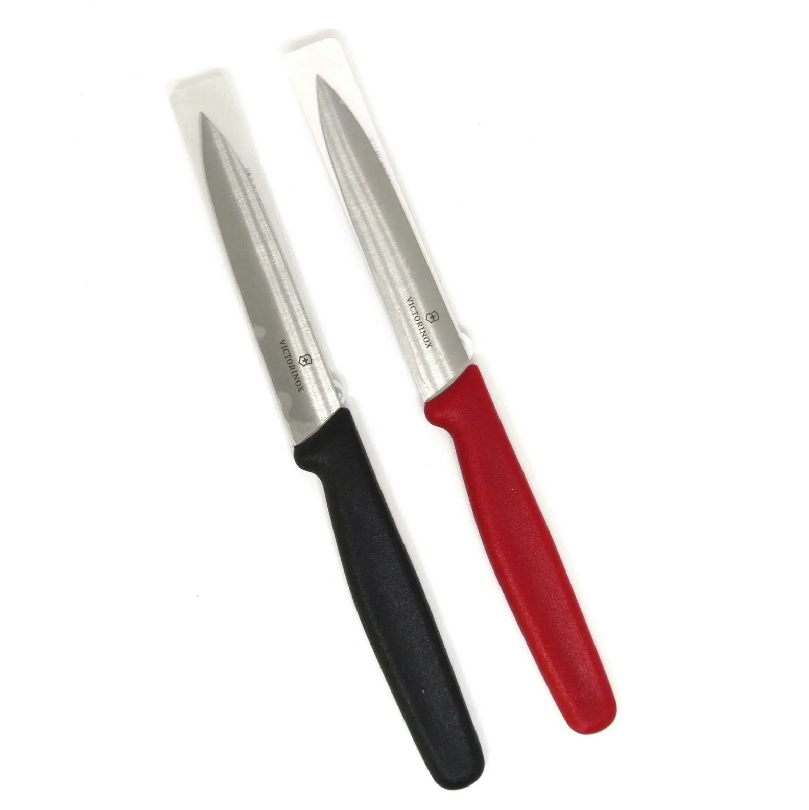 Victorinox PARING KNIFE POINTED TIP STRAIGHT BLADE 10cm RED OR BLACK