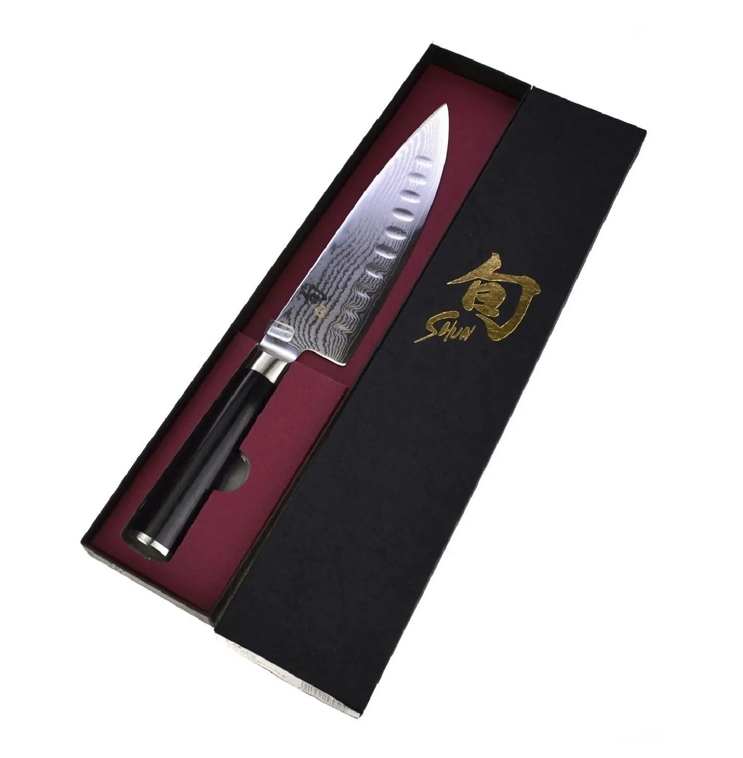 SHUN Classic Scalloped Chefs Knife 20cm Gift Boxed