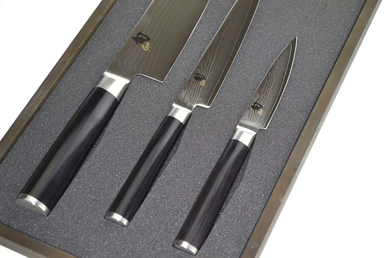 SHUN Classic 3 Piece Knife Set   Gift Boxed