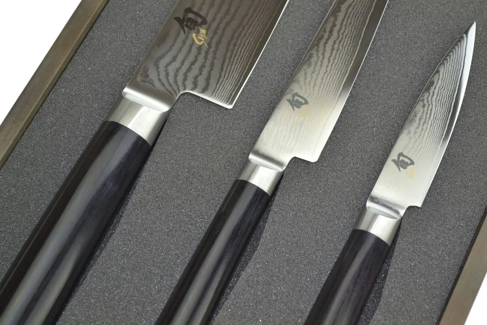 SHUN Classic 3 Piece Knife Set   Gift Boxed