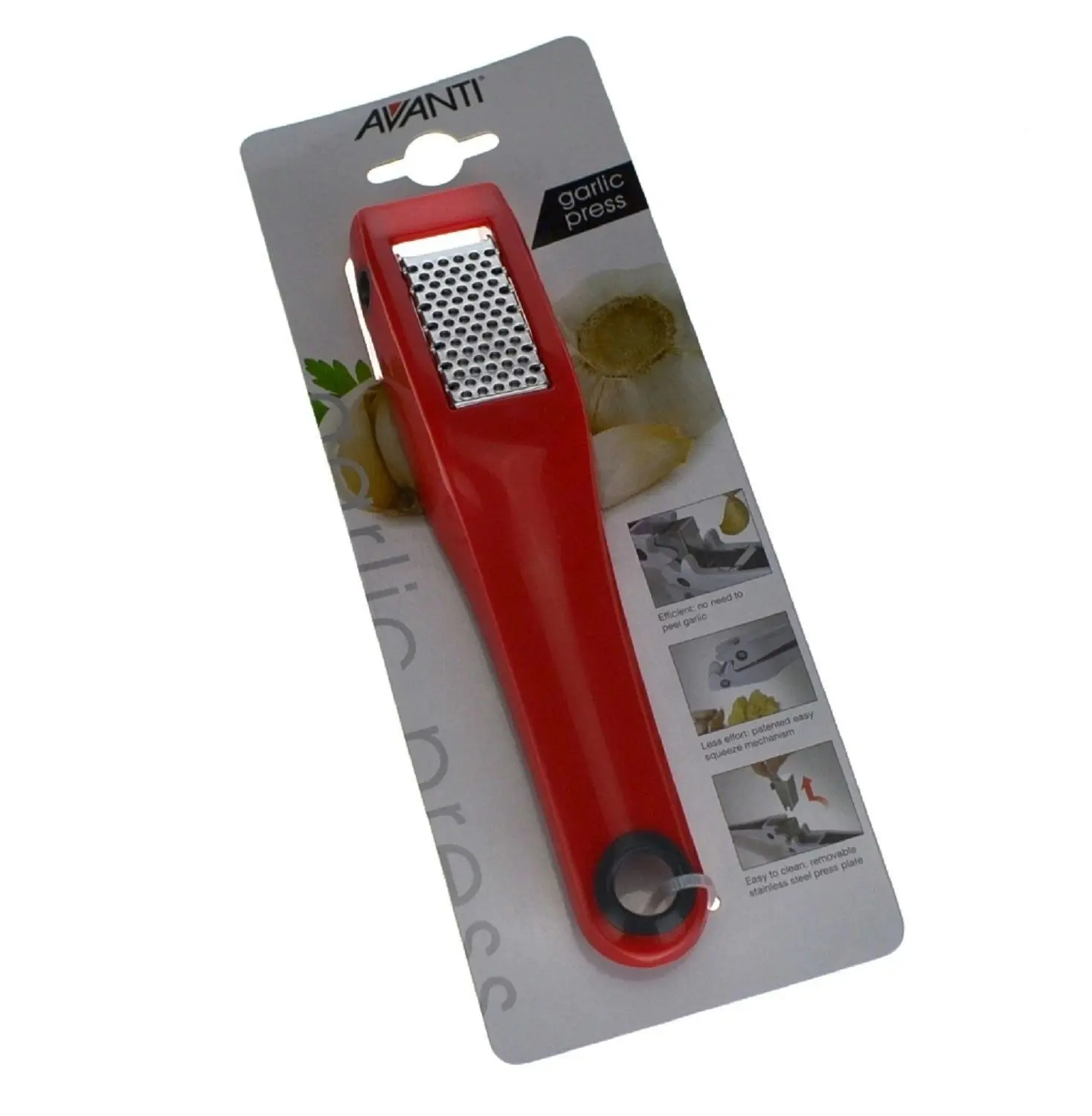 Avanti Garlic Press   Red Or White