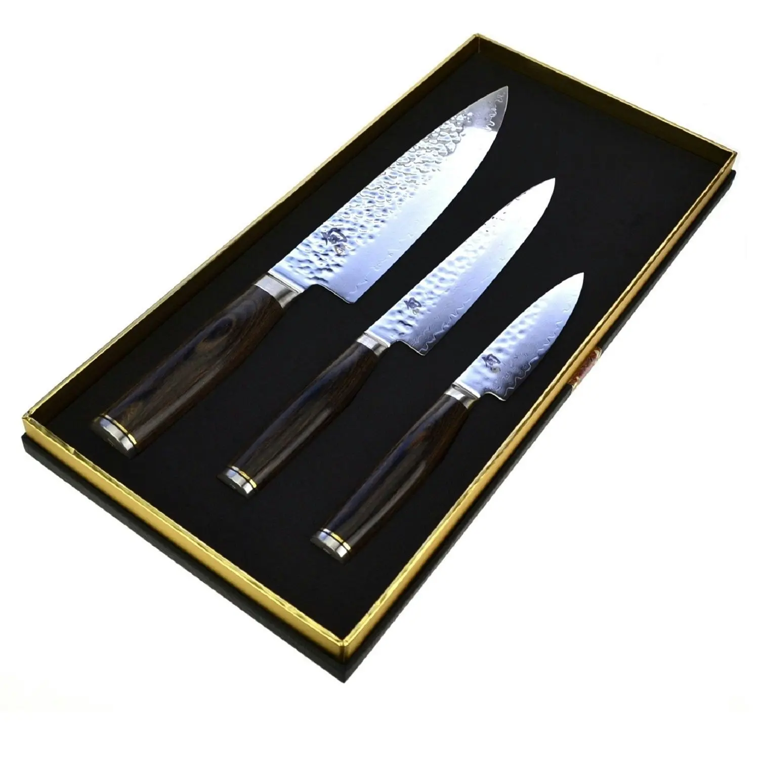 SHUN Premier 3 Piece Knife Set   Gift Boxed