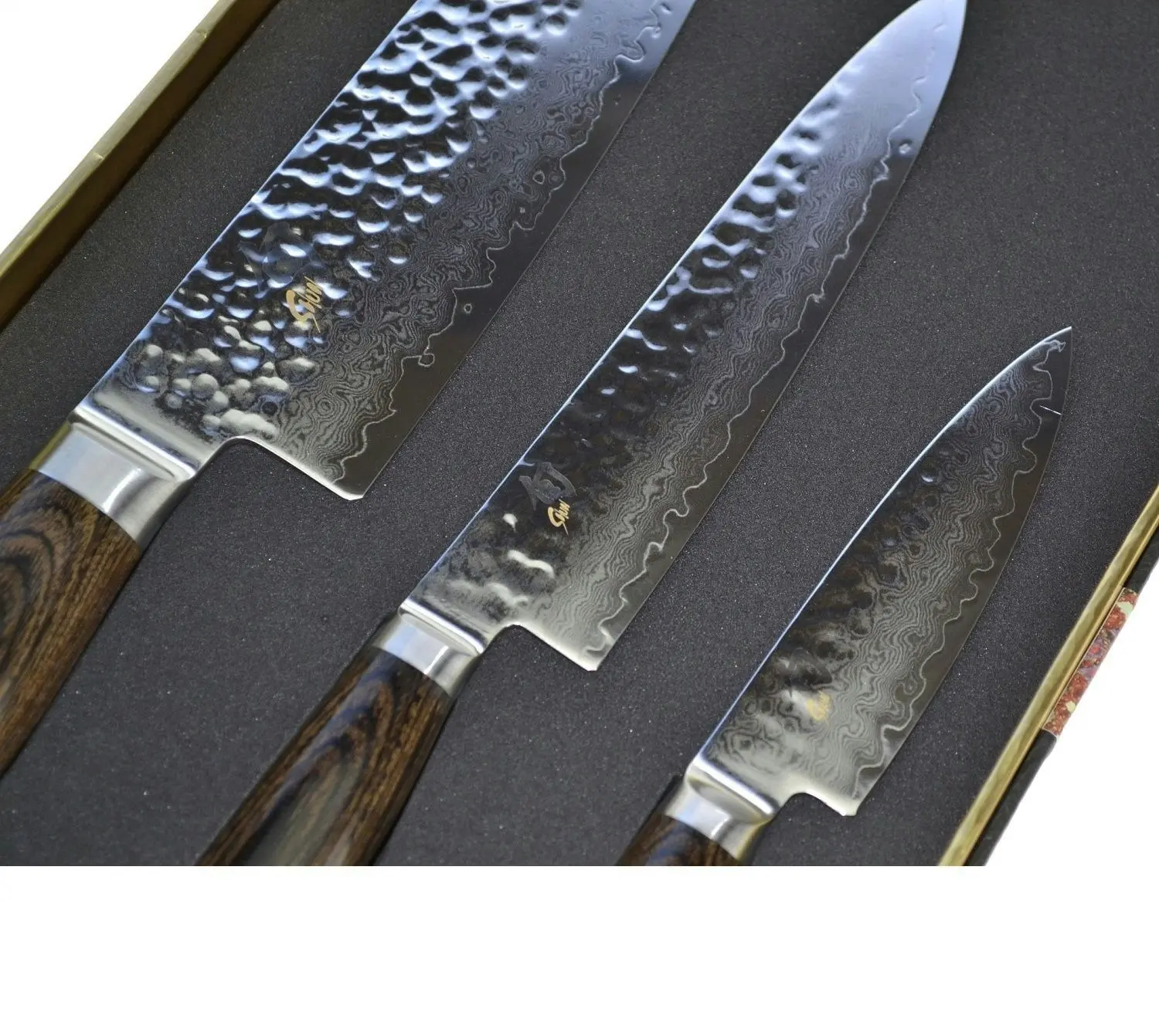 SHUN Premier 3 Piece Knife Set   Gift Boxed