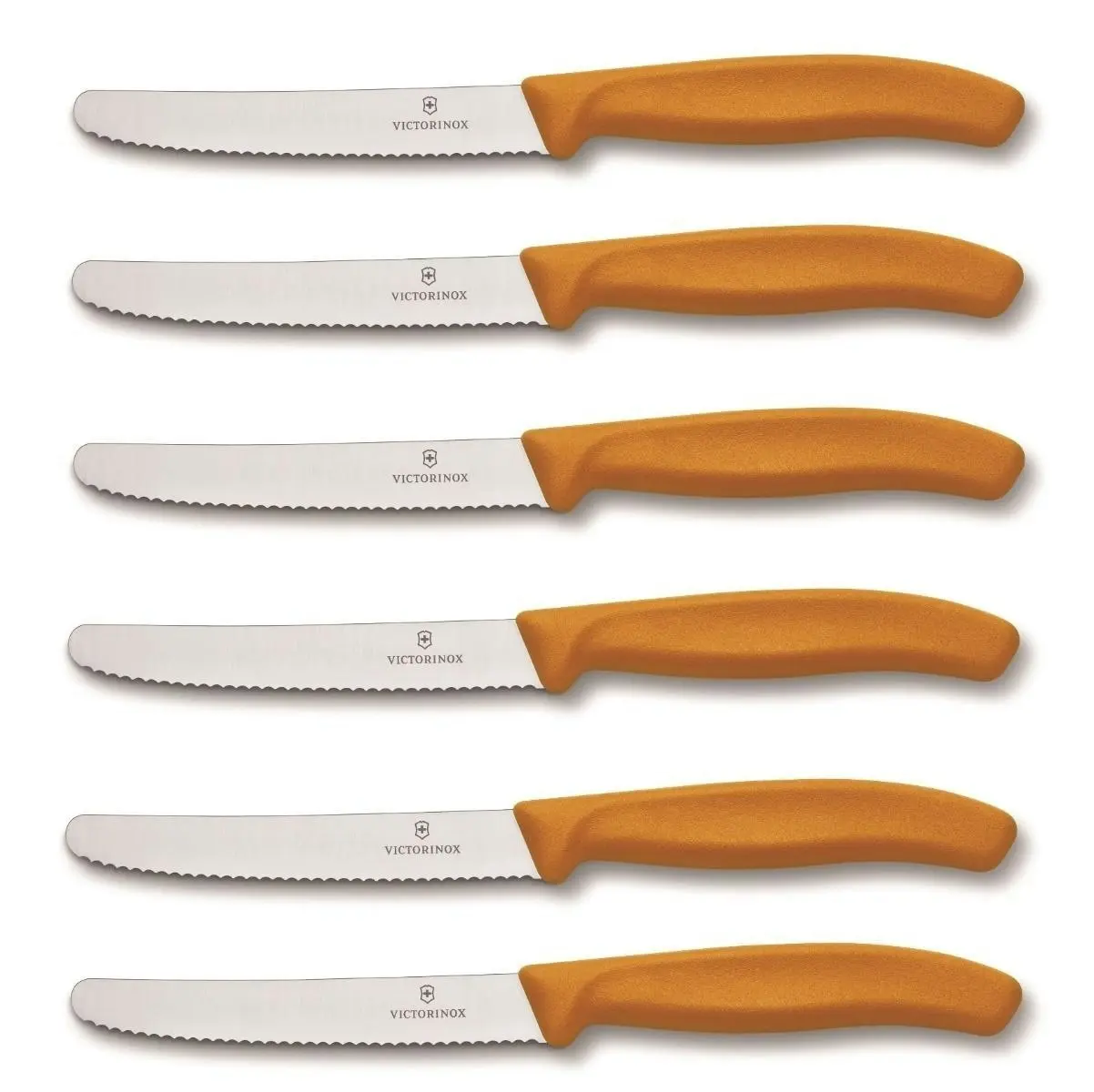 Victorinox STEAK AND TOMATO KNIFE 11cm WAVY EDGE - SET of 6