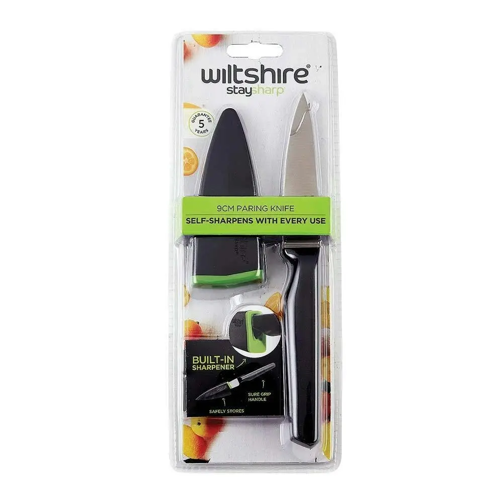 Wiltshire STAYSHARP NEW LOOK 9cm PARING KNIFE WITH SHARPENER