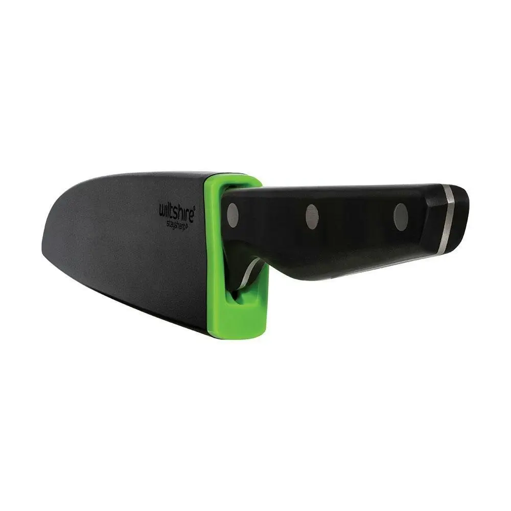 Wiltshire STAYSHARP NEW LOOK 15cm TRIPLE RIVET MULTI PURPOSE UTILITY KNIFE WITH SHARPENER