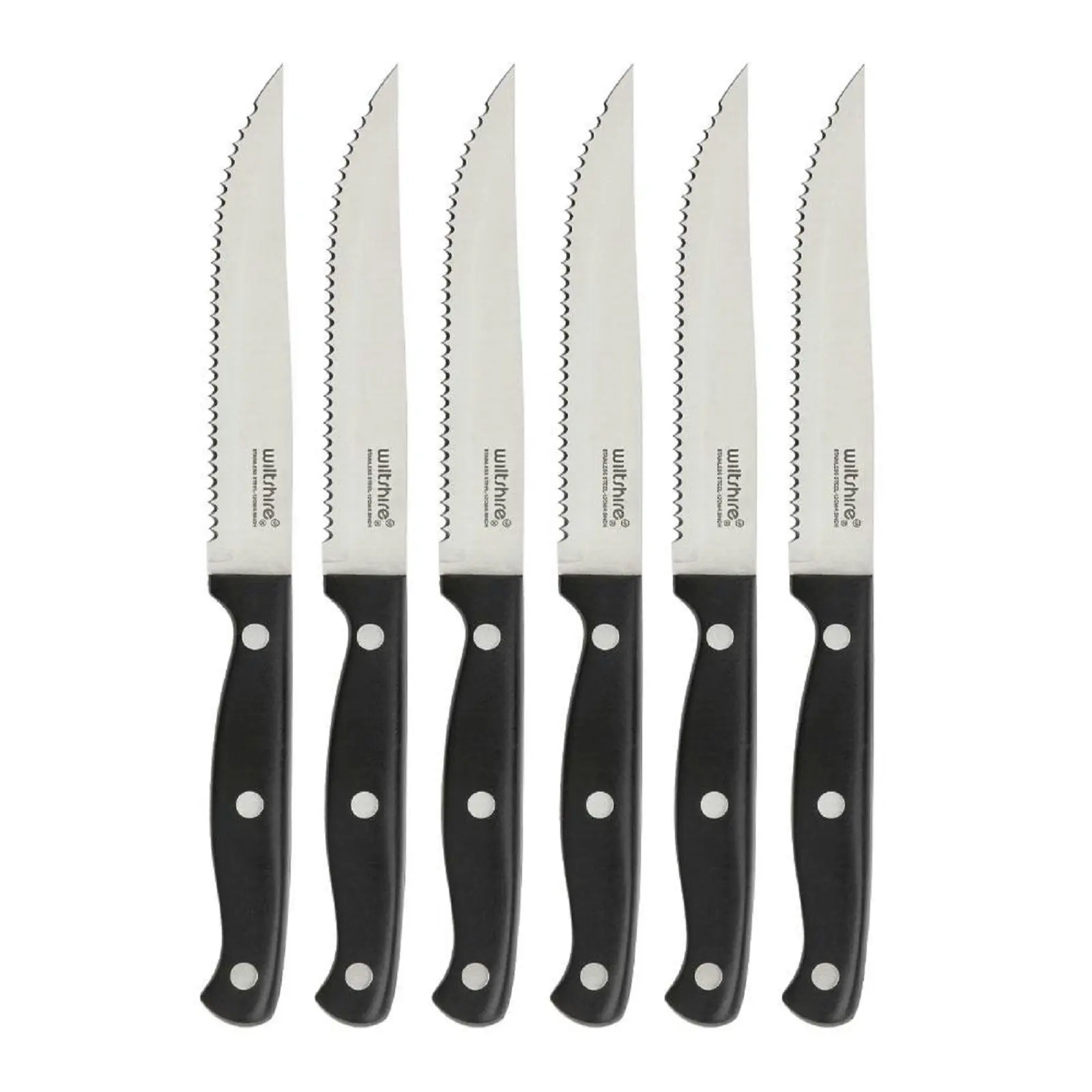 Wiltshire Triple Rivet Steak Knives 6 Piece