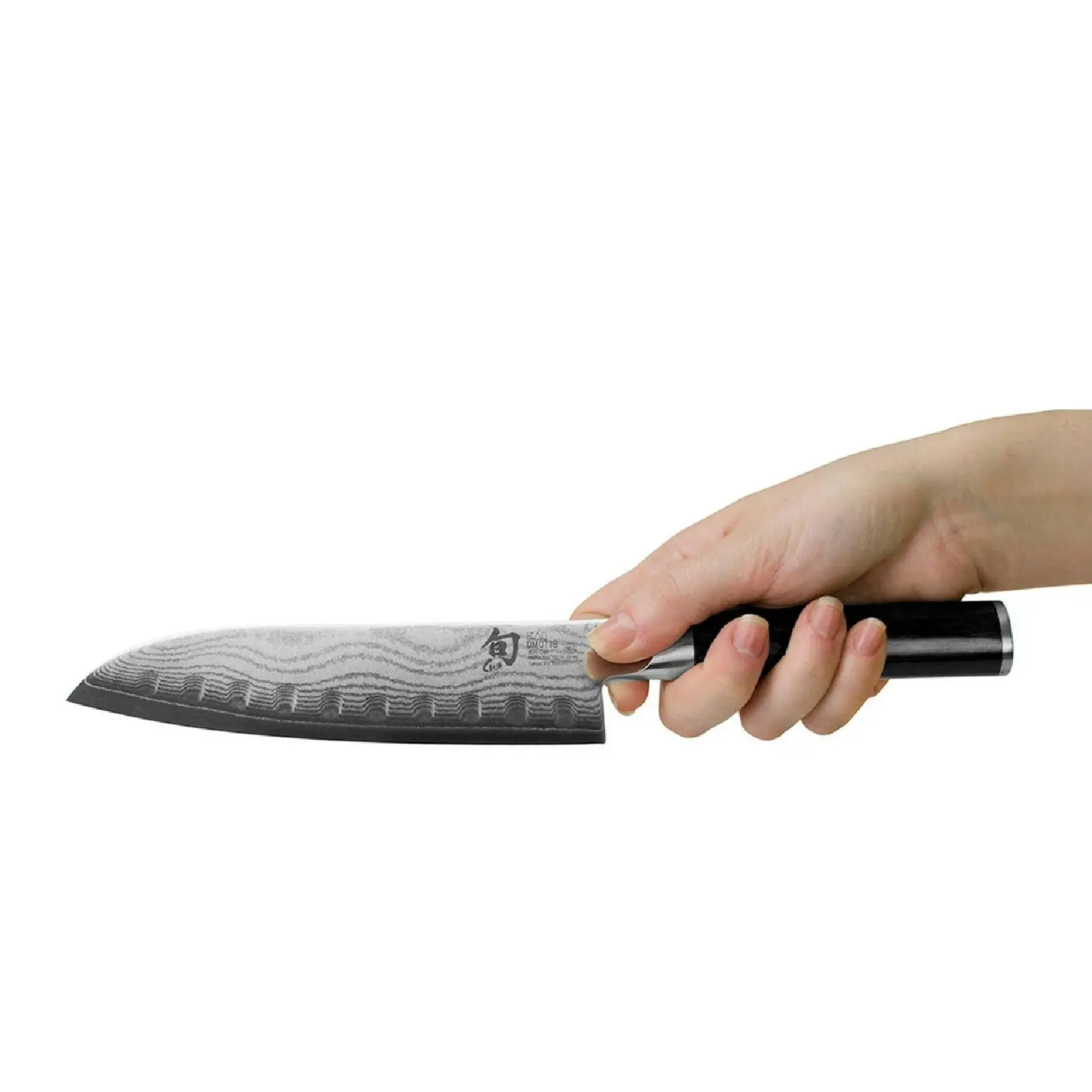 SHUN Classic Scalloped Santoku Knife 18cm Gift Boxed