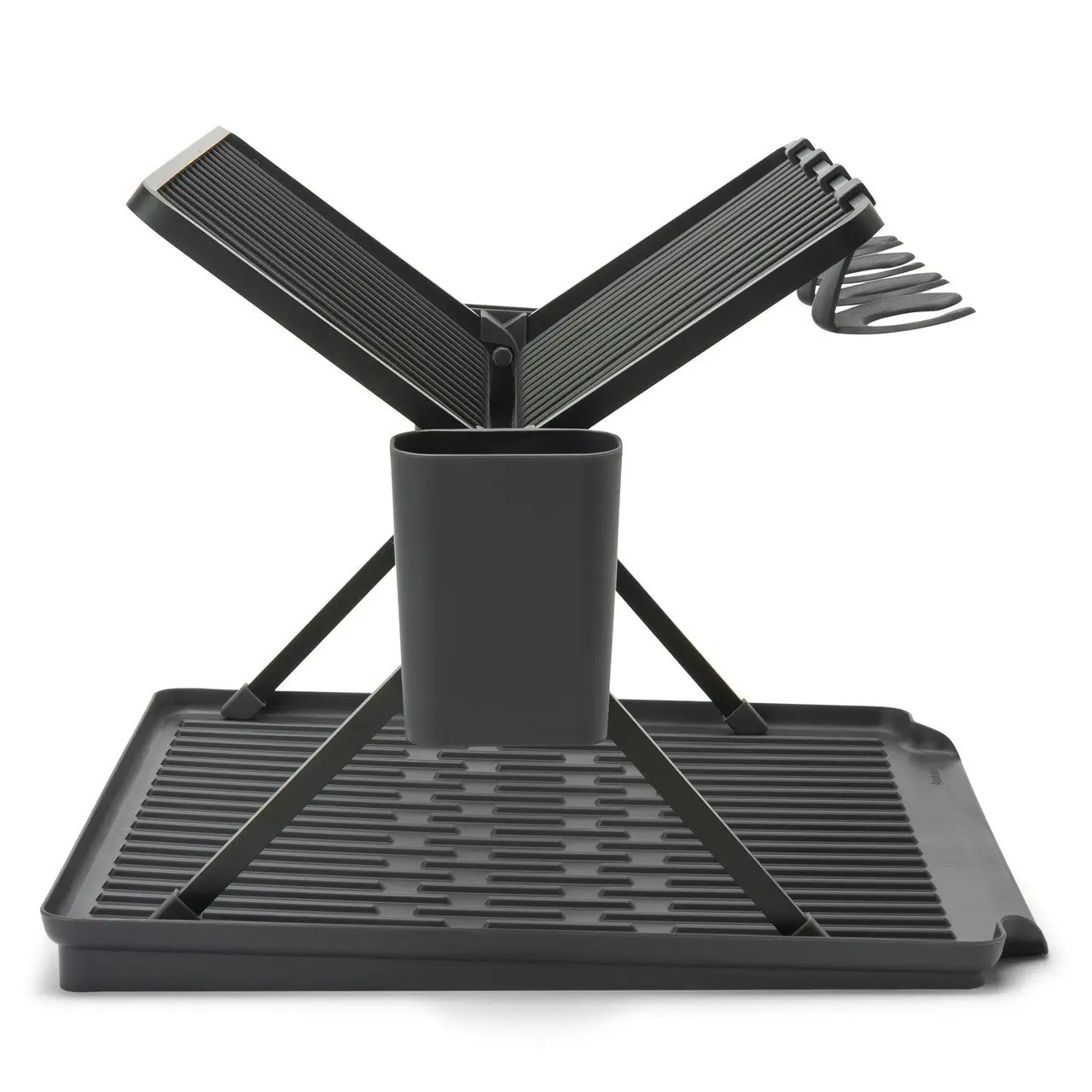 Brabantia Large Foldable Dish Drying Rack   Dark Grey