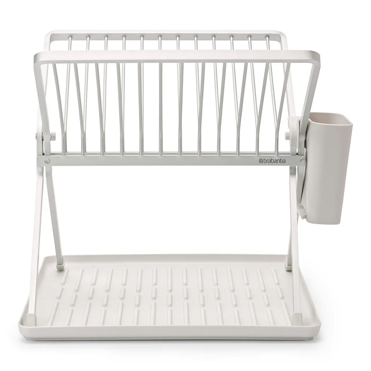 Brabantia Small Foldable Dish Drying Rack   Light Grey