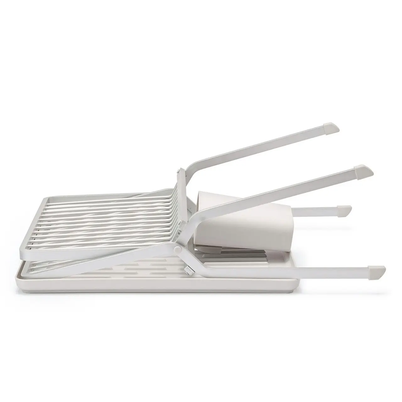 Brabantia Small Foldable Dish Drying Rack   Light Grey