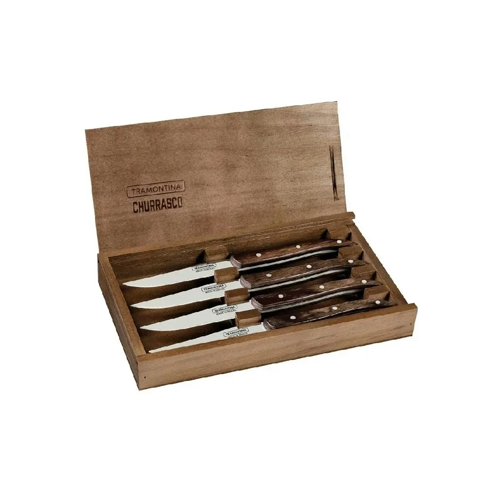 Tramontina Churrasco Paisano 4 Piece Steak Knife Set