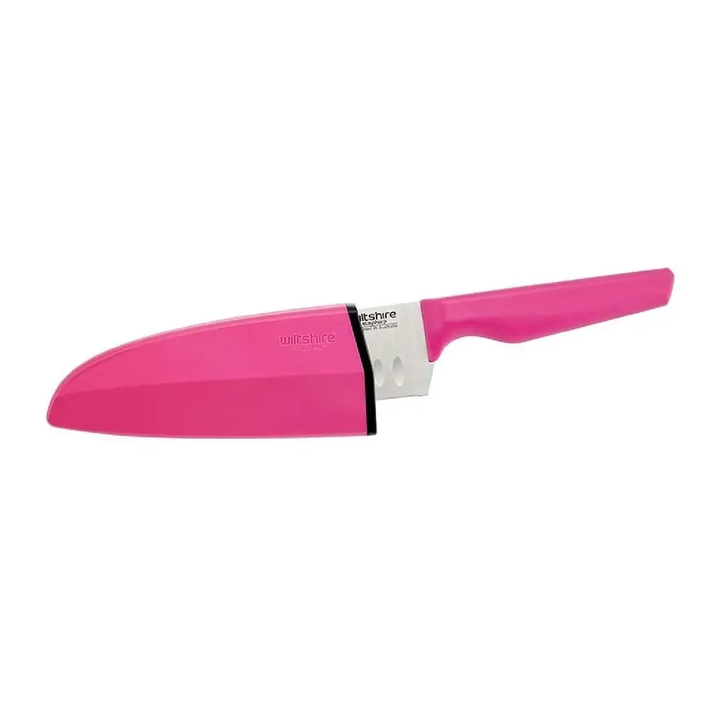 Wiltshire Staysharp Pink Duo Set Santoku & Utility Knife