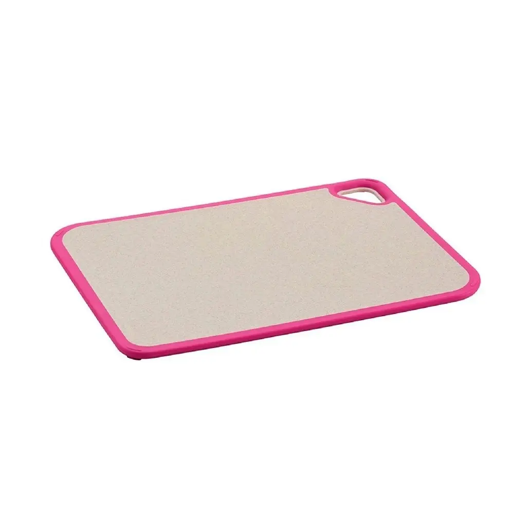 Wiltshire STAYSHARP PINK ECO NON-SLIP WHEAT FIBRE CHOPPING BOARD 36 x 25cm