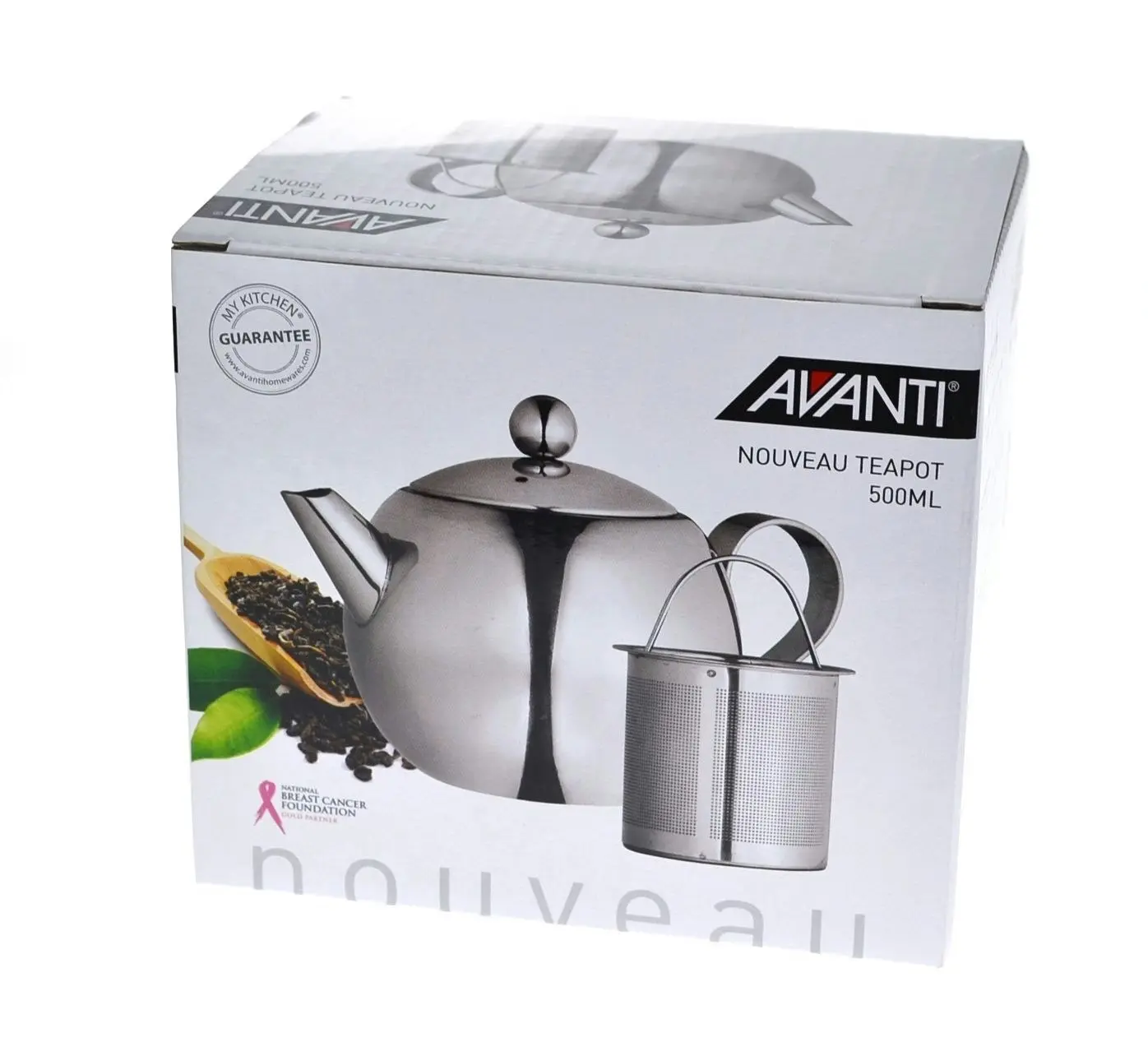 Avanti Nouveau Stainless Steel Teapot 500ml