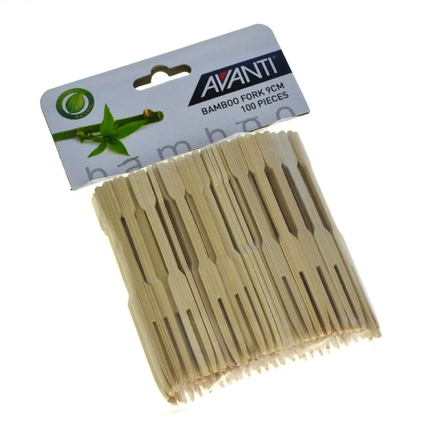 Avanti BAMBOO FORK 100 PIECE PACK 9cm