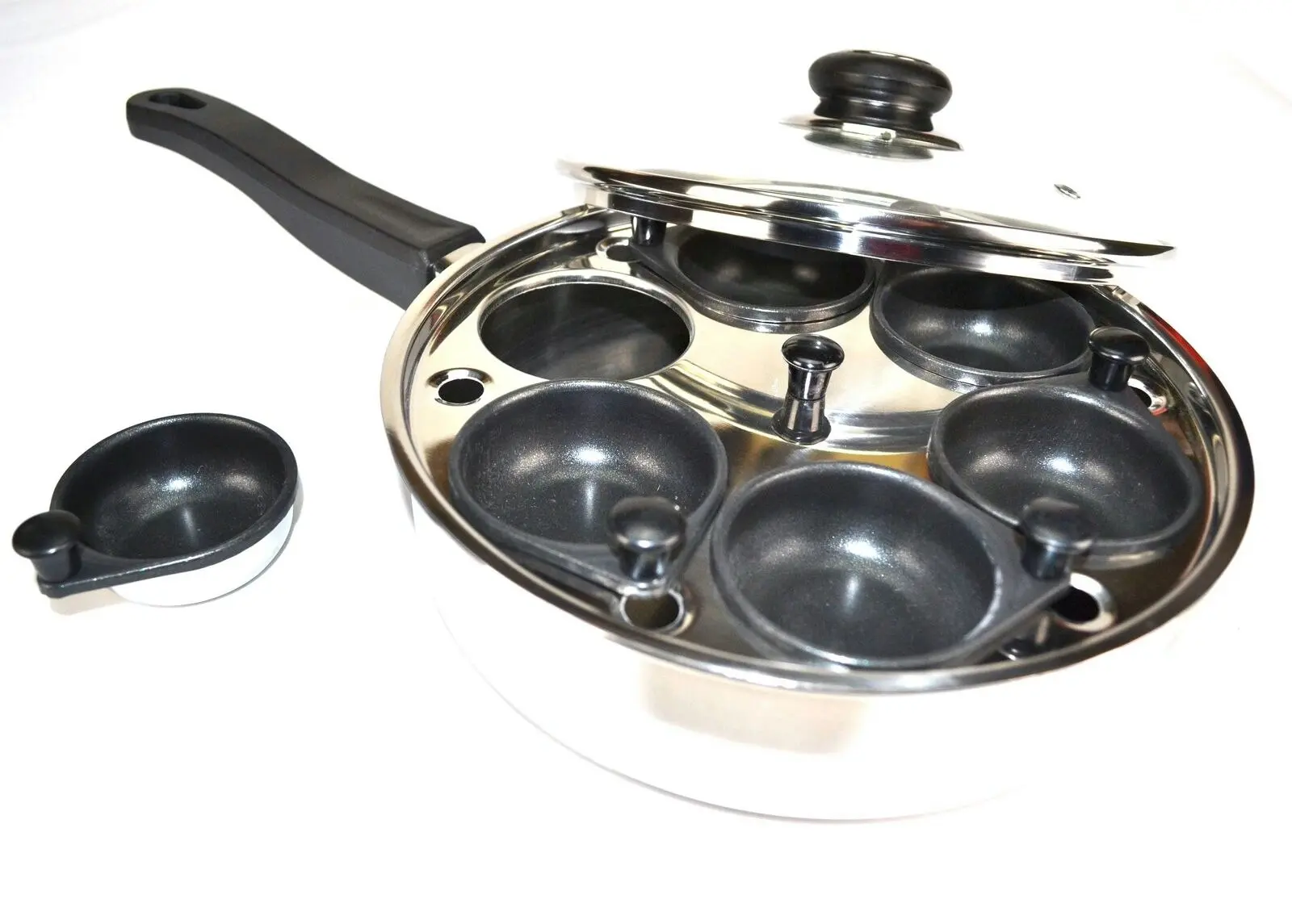 Avanti 6 Cup Stainless Steel Egg Poacher