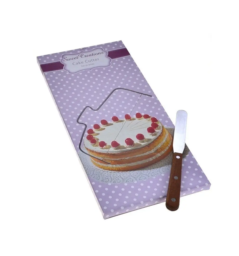 Cake Cutter And 11cm Flat Palette Knife