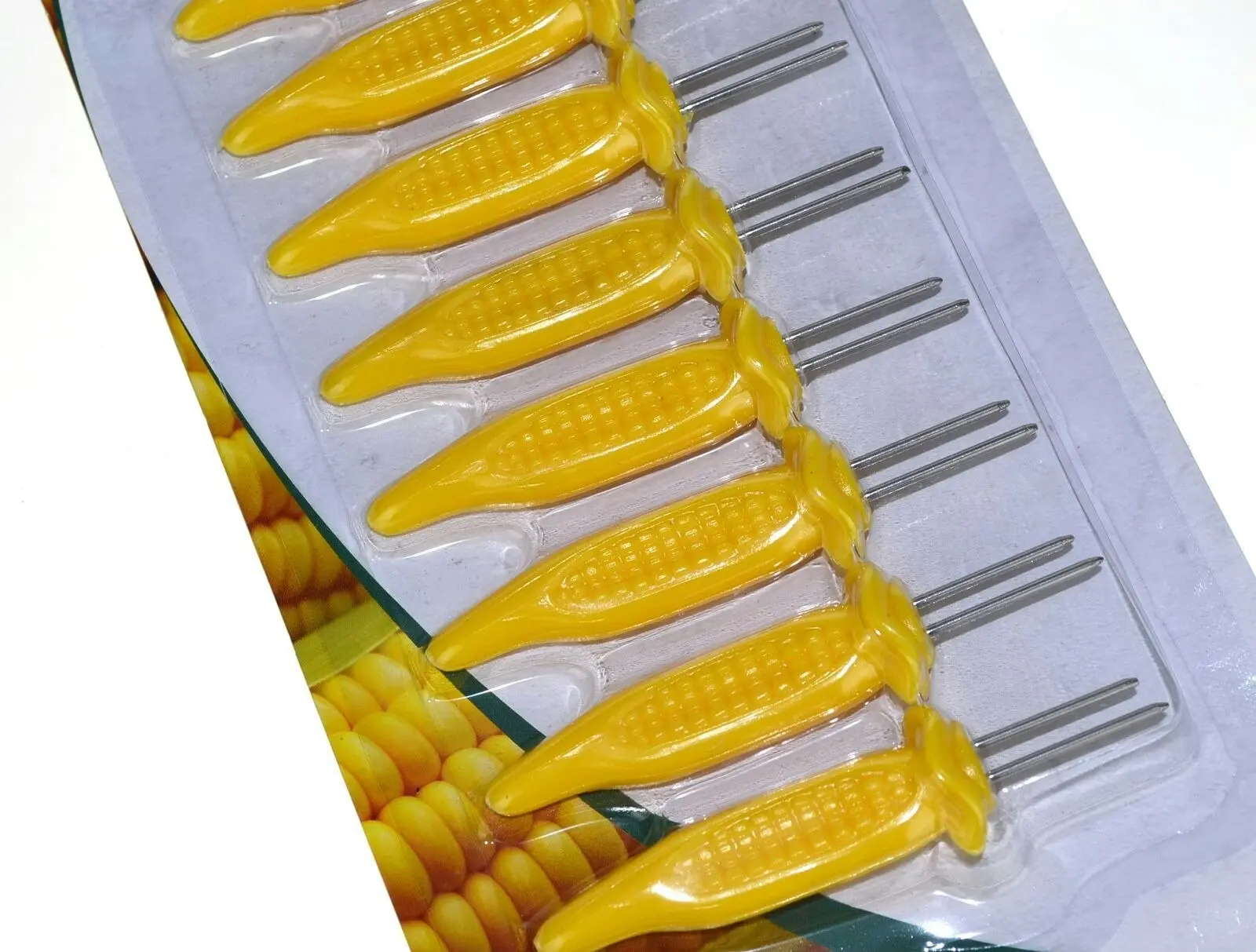 Appetito Corn Holders   Set Of 8