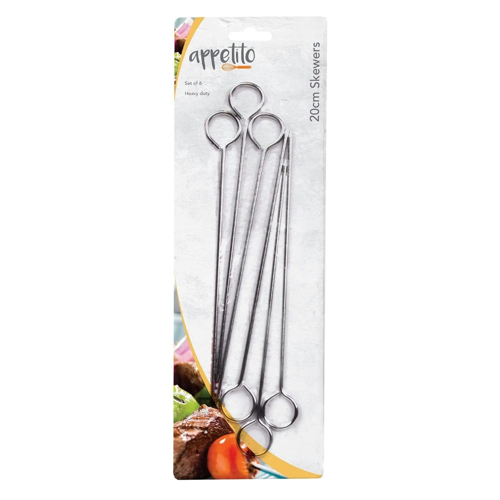 Appetito SKEWERS 20cm SET OF 6