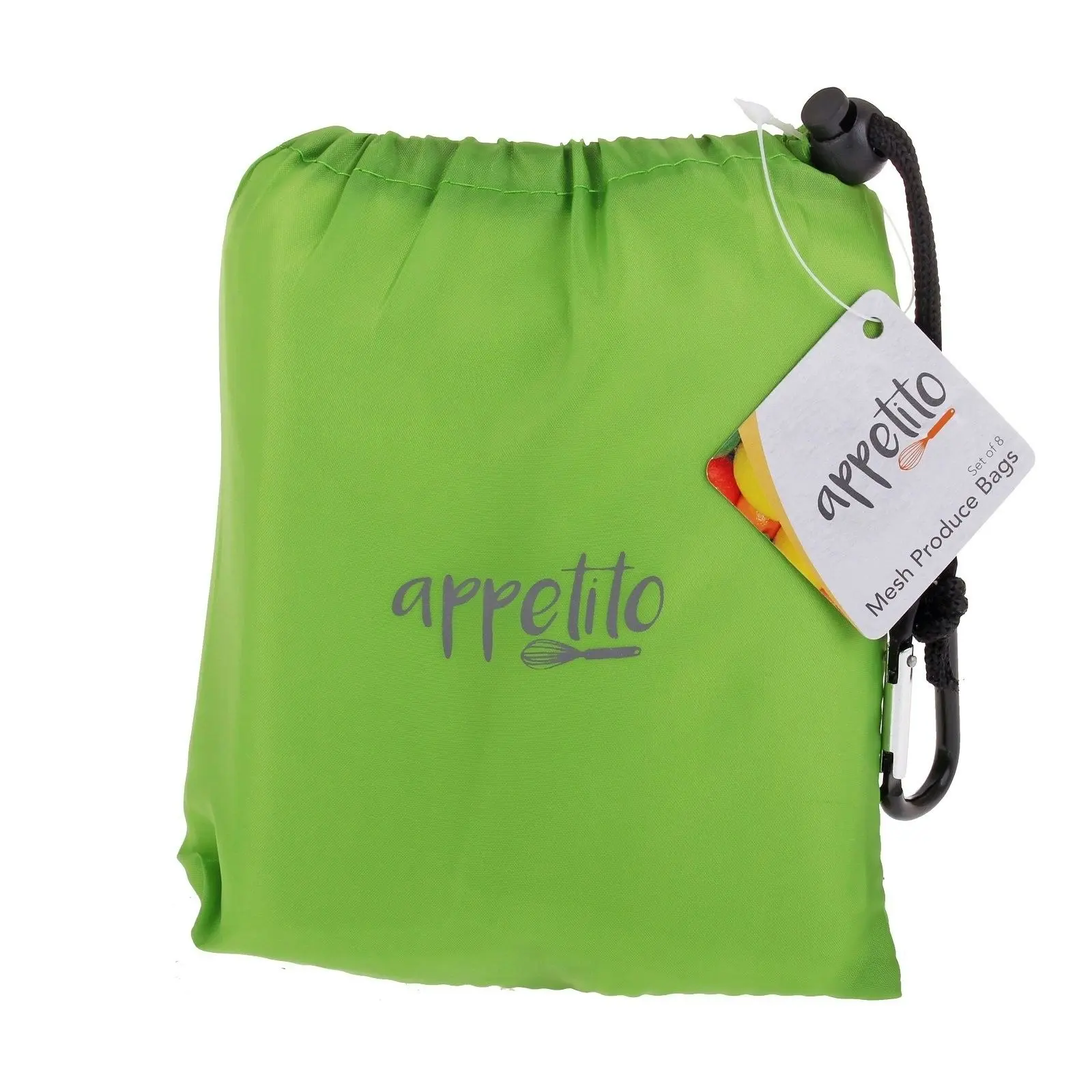 Appetito Reusable Produce Bags   Set Of 8