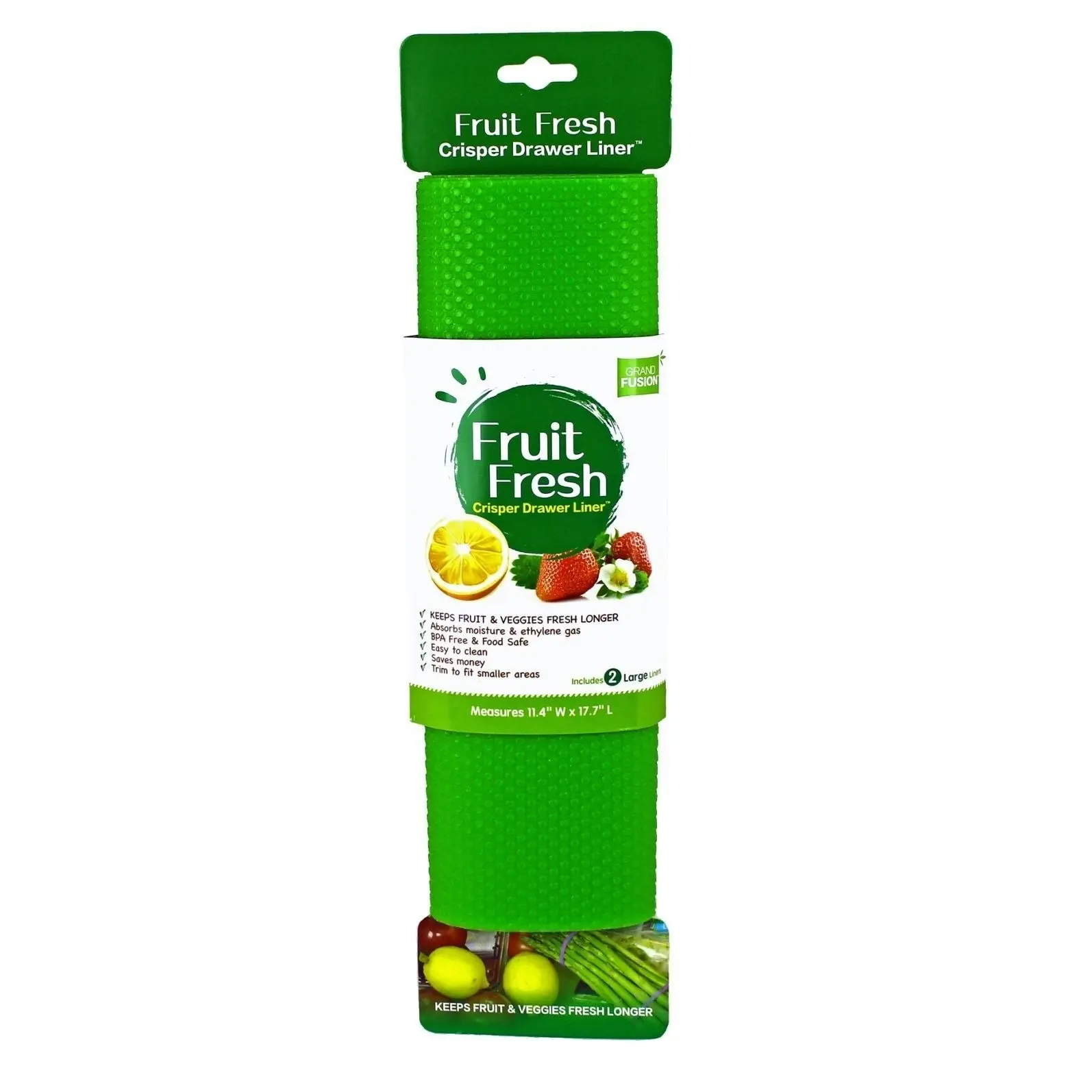 Fruit Fresh Bpa Free Crisper Drawer Liner   Pack Of 2