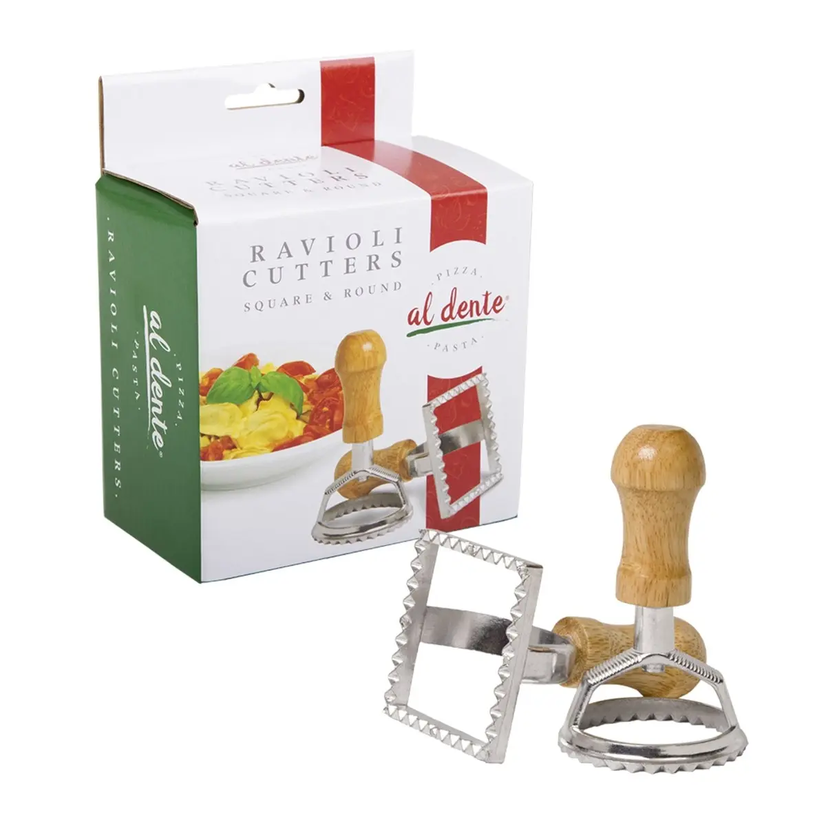 Al Dente Ravioli Cutters Square & Round