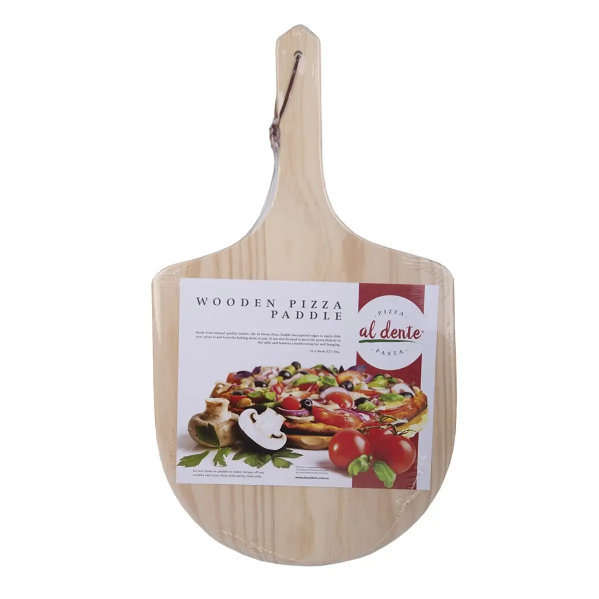 Al Dente Wood Pizza Paddle 55 X 30cm