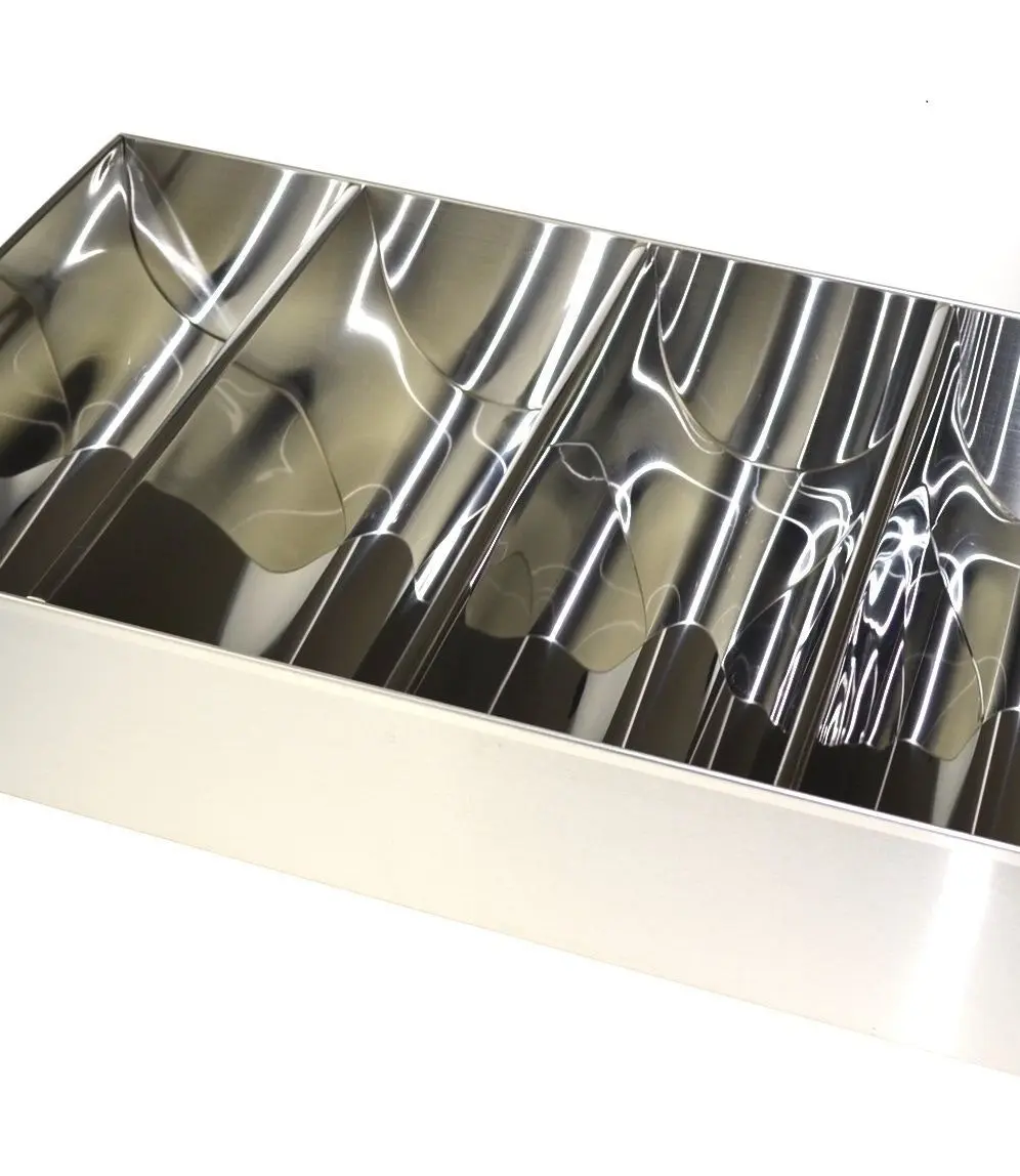 Stainless Steel Cutlery Tray   4 Compartments