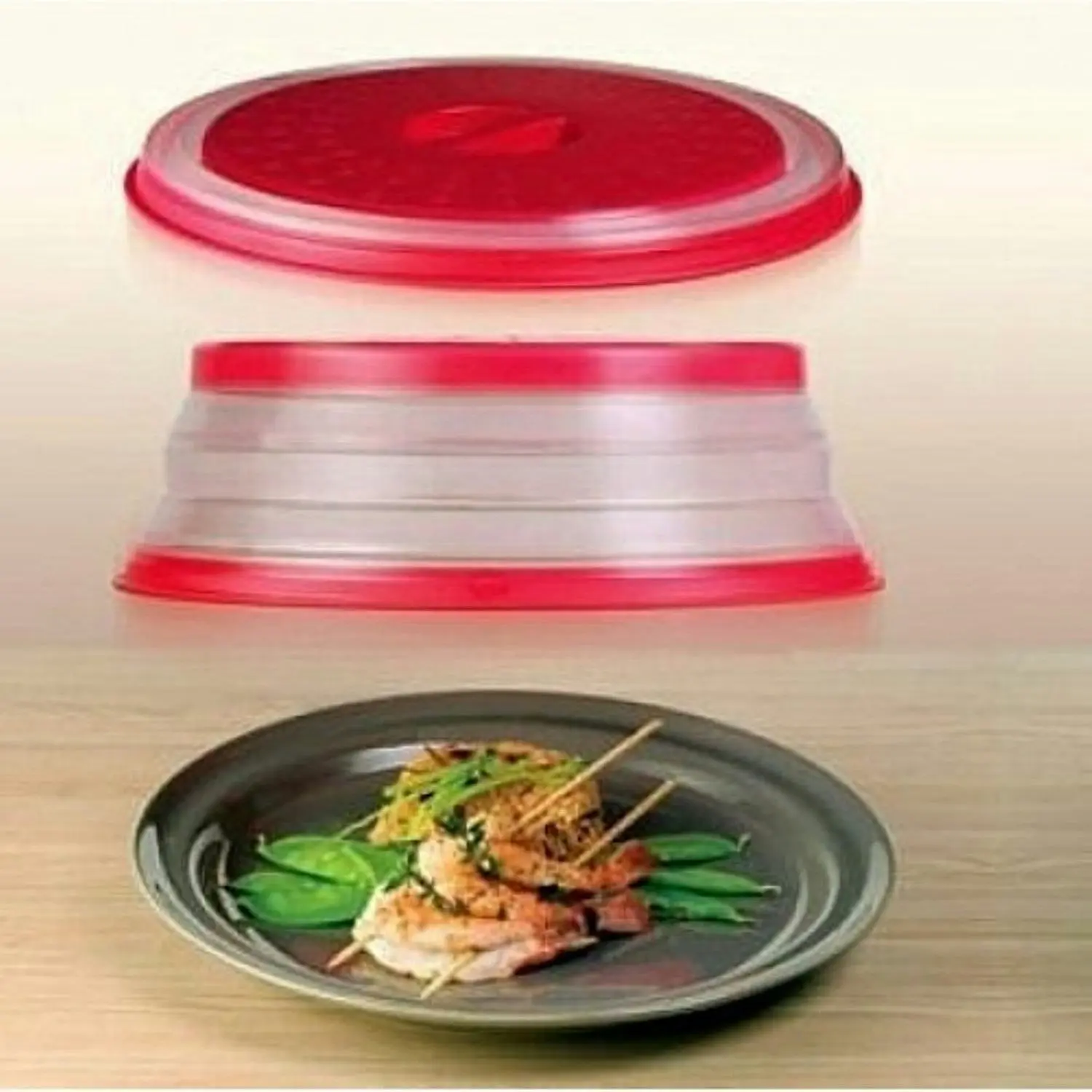 Tovolo Red Microwave Food Cover