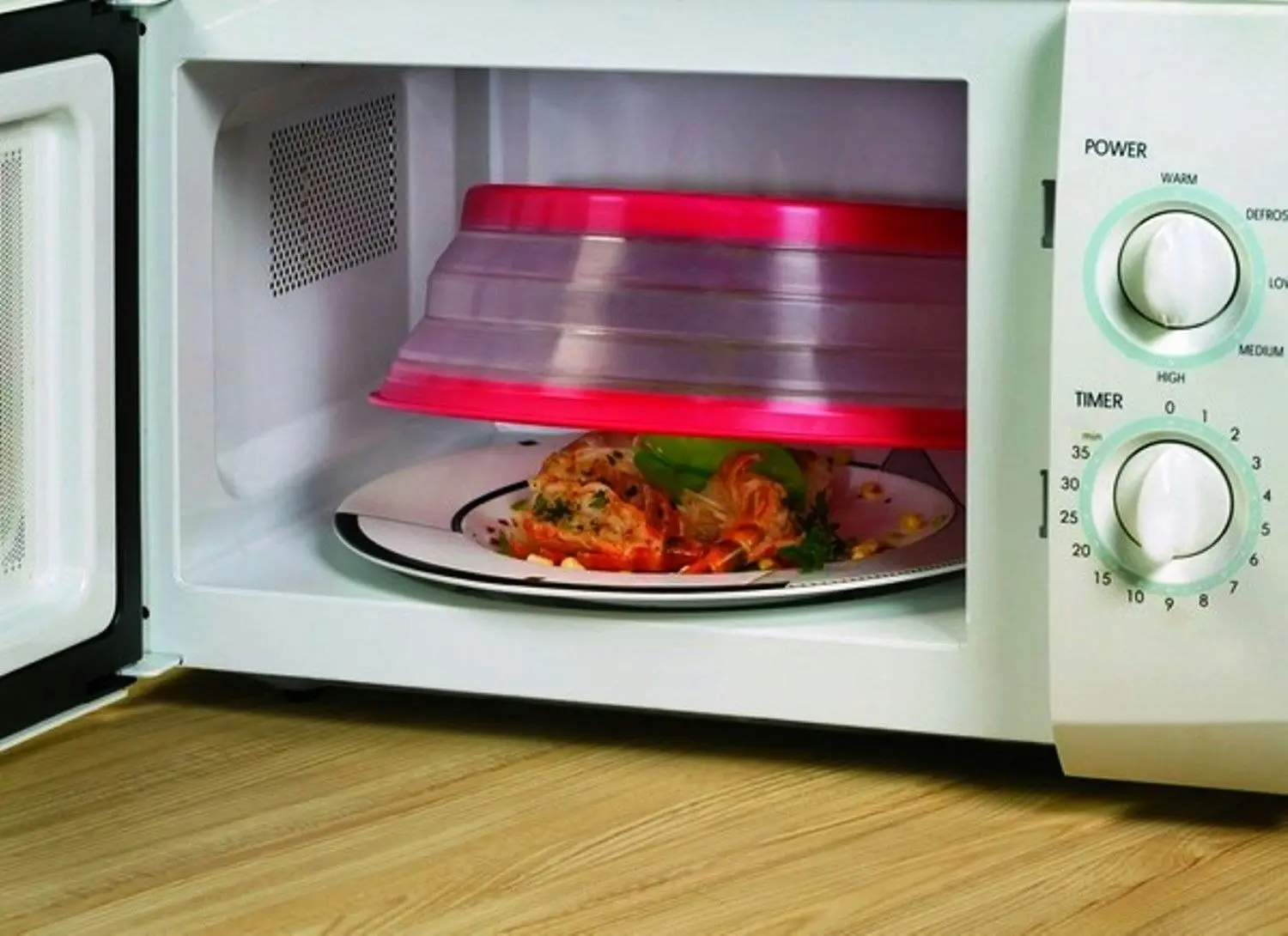 Tovolo Red Microwave Food Cover