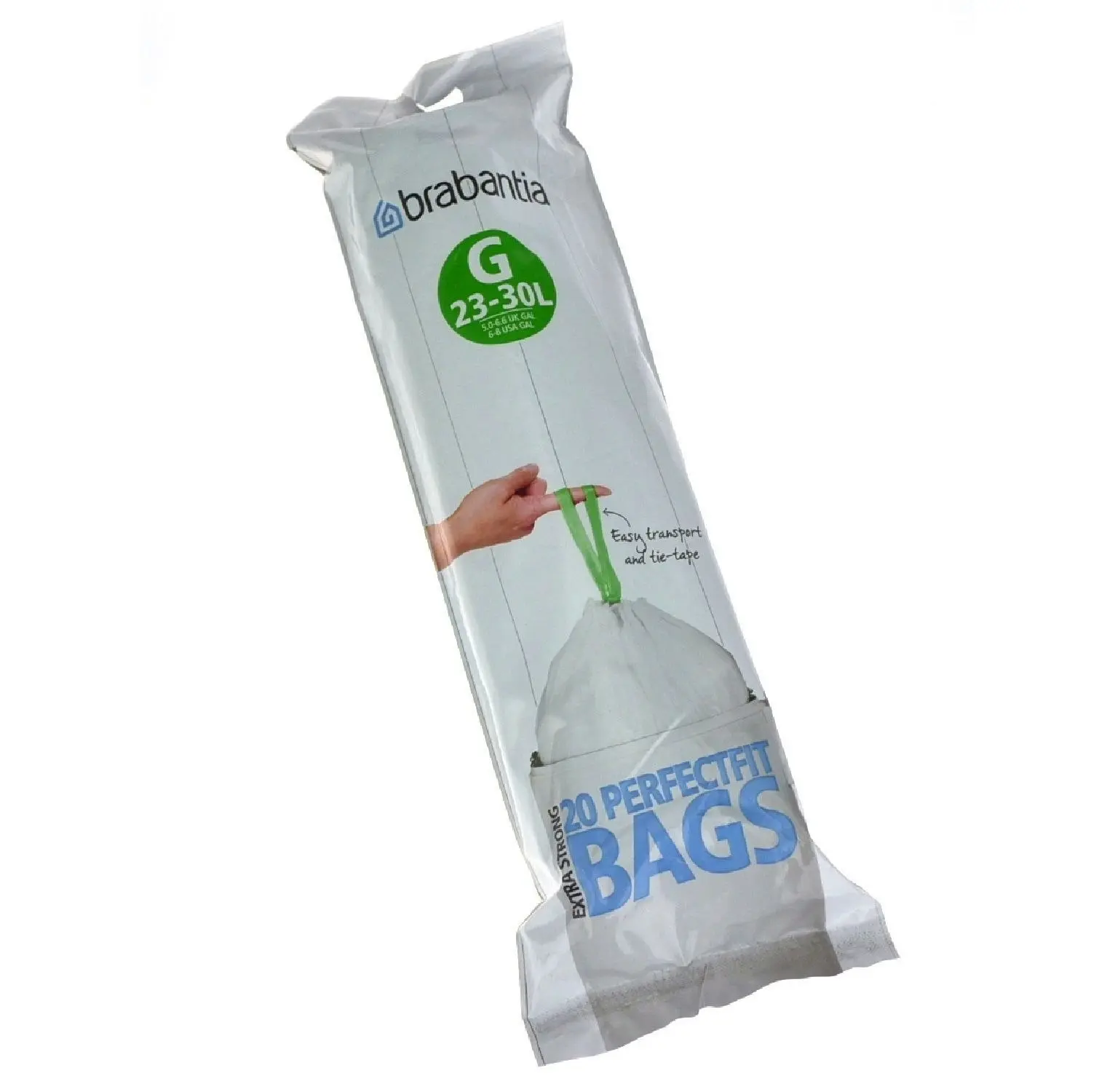 Brabantia Bin Liners G 23   30 Litre   20 Waste Bags