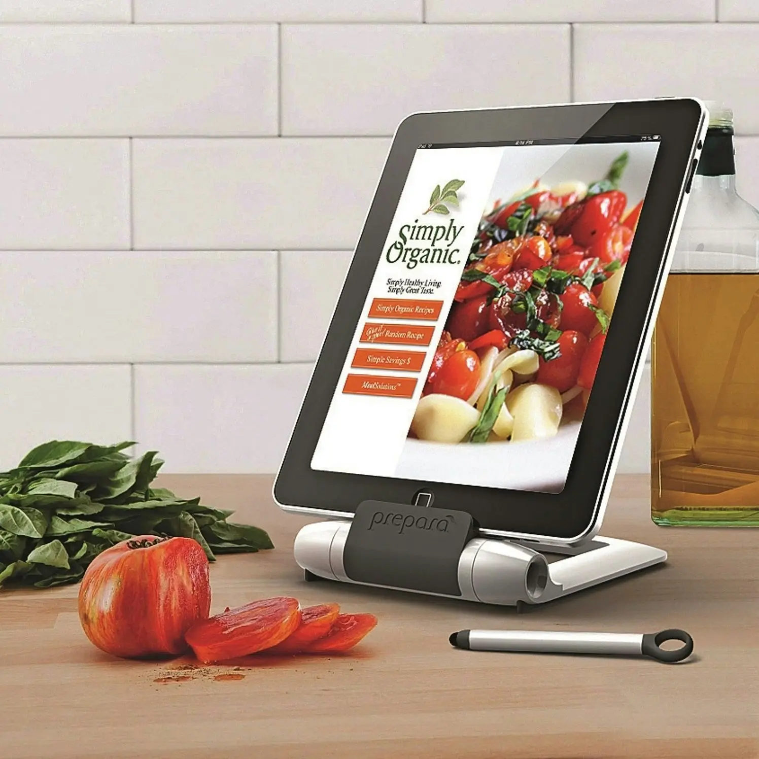 Prepara Iprep Tablet Stand And Stylus   Black Or White